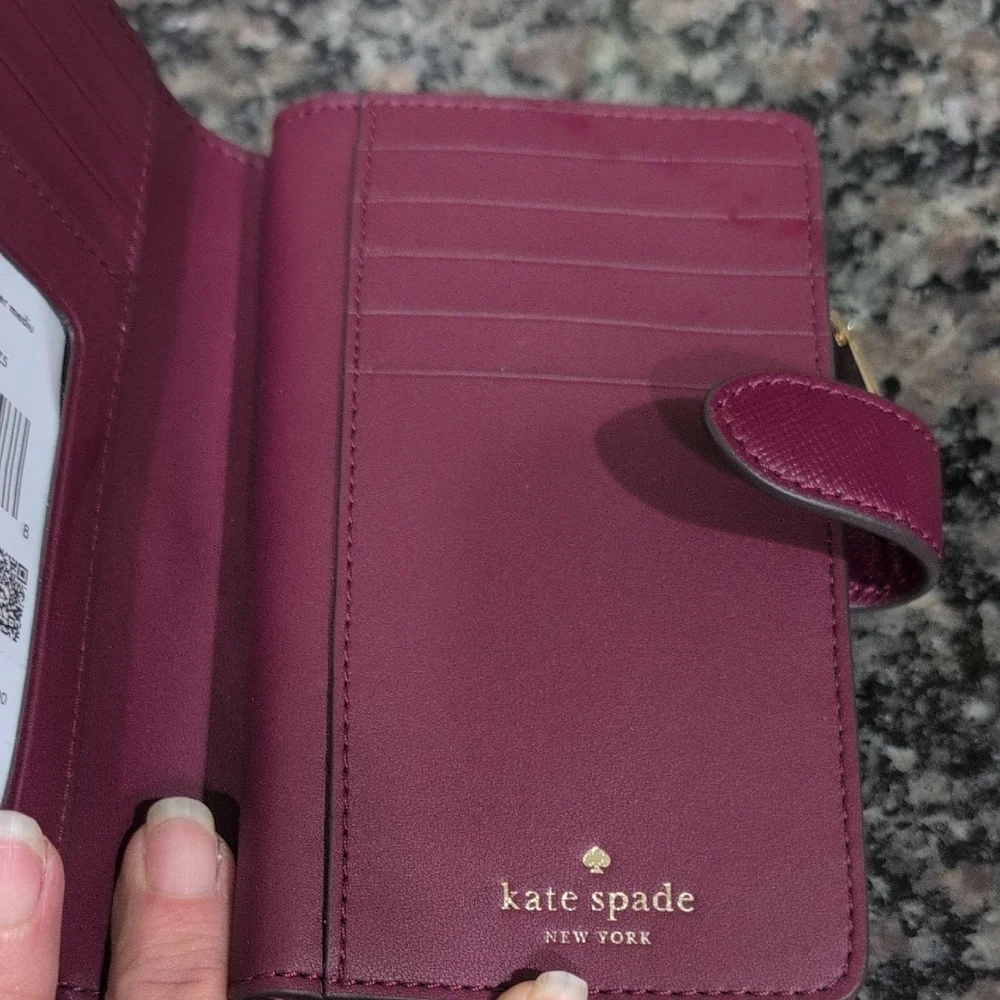 Kate Spade Burgandy Wallet